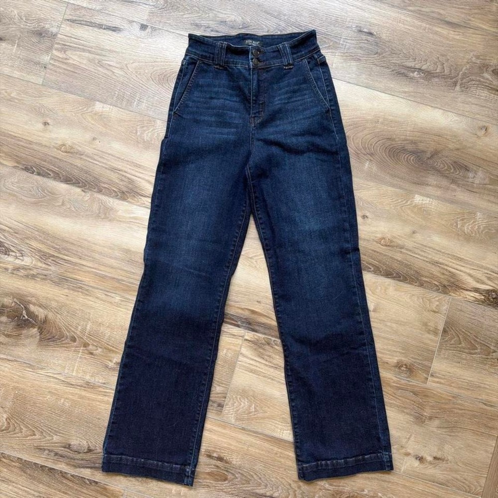 High-Rise Dark Blue Wide Leg Jeans Judy blue trouser